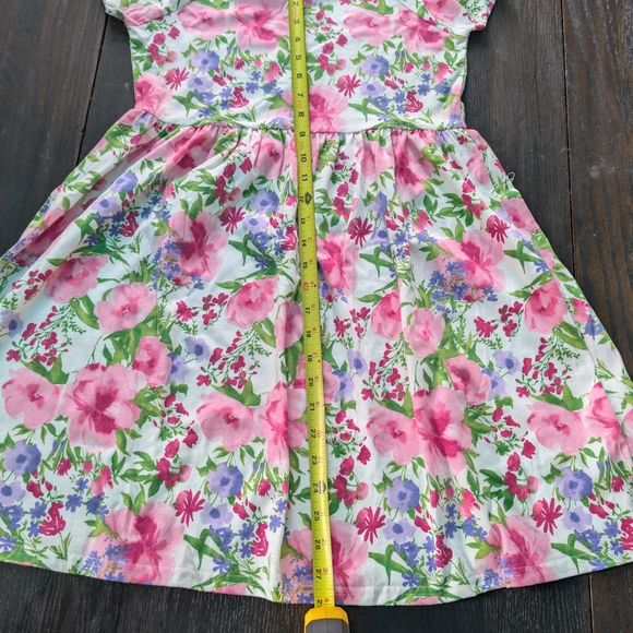 The Children's Place NWT Size XXL Youth Pink and Purple Floral Dress - Picture 4 of 5